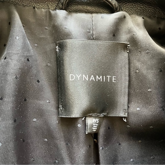 Leather moto jacket - Picture 5 of 5